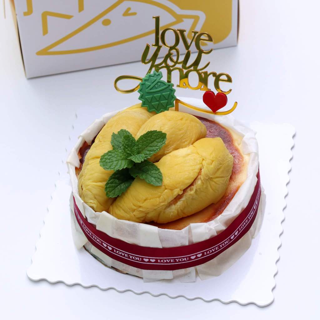 king on king mao shan wang durian burnt cheesecake Valentines Day Edition