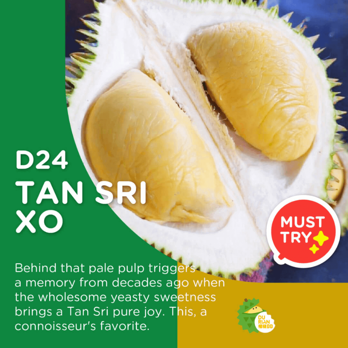 D24 Tan Sri XO Durian - DurianBB Exclusive